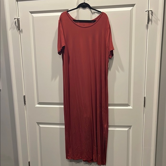 Daily Ritual Dresses & Skirts - Daily Ritual Red Sheath Maxi Dress Short Sleeve size XXL